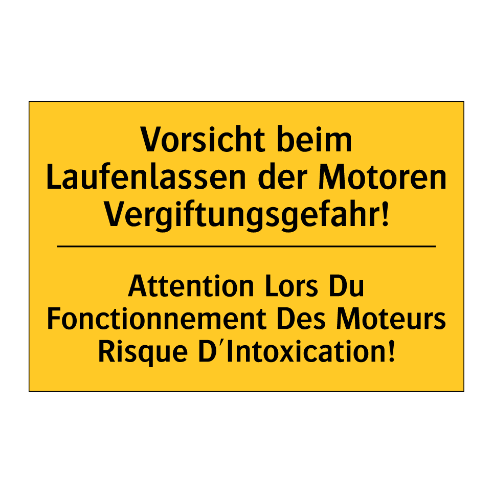 Vorsicht beim Laufenlassen der /.../ - Attention Lors Du Fonctionnement /.../