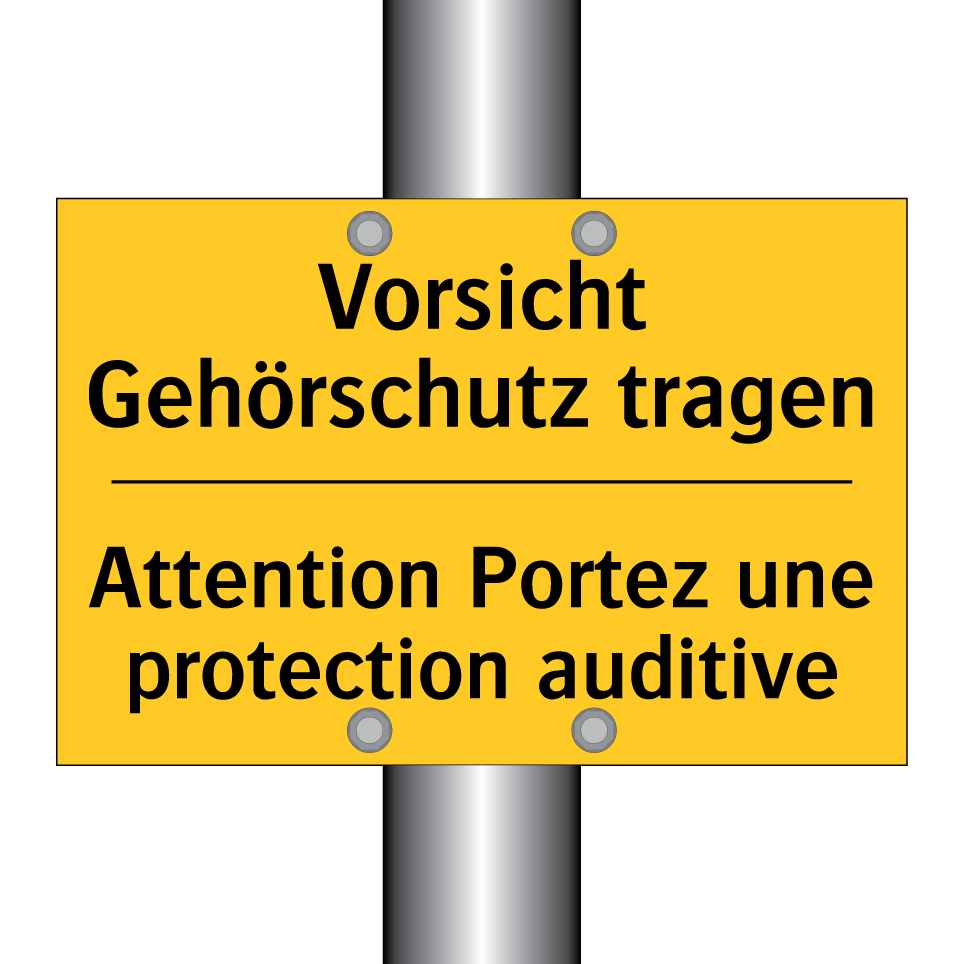 Vorsicht Gehörschutz tragen - Attention Portez une protection /.../