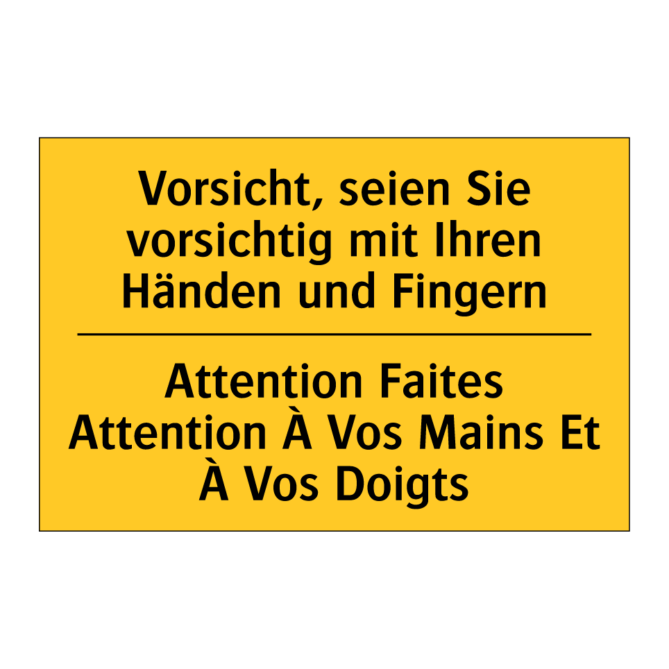 Vorsicht, seien Sie vorsichtig /.../ - Attention Faites Attention À Vos /.../