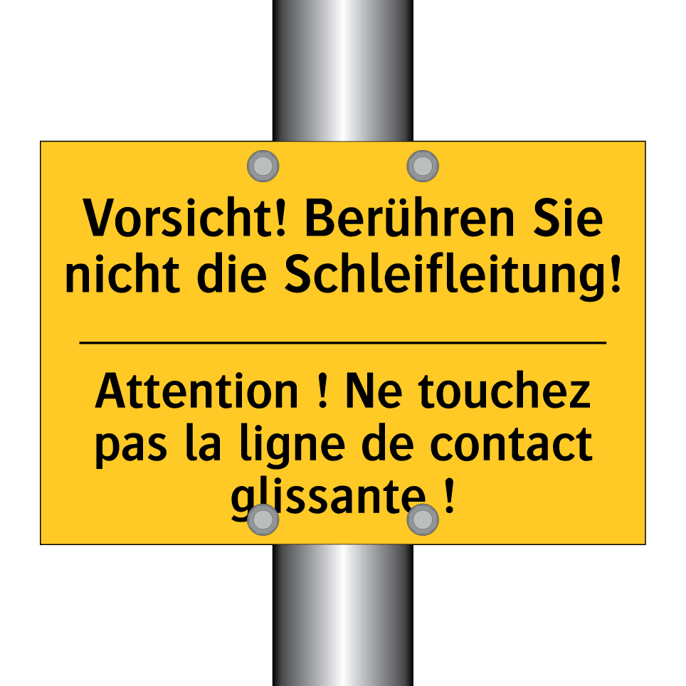 Vorsicht! Berühren Sie nicht die /.../ - Attention ! Ne touchez pas la /.../