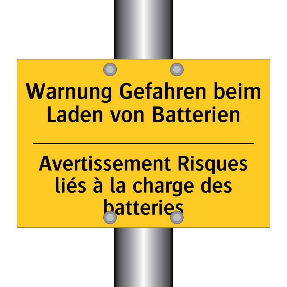 Warnung Gefahren beim Laden von /.../ - Avertissement Risques liés à la /.../