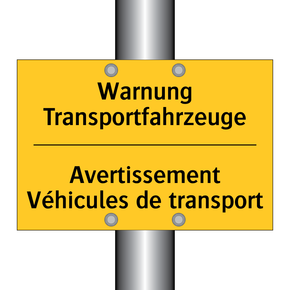 Warnung Transportfahrzeuge - Avertissement Véhicules de transport /.../