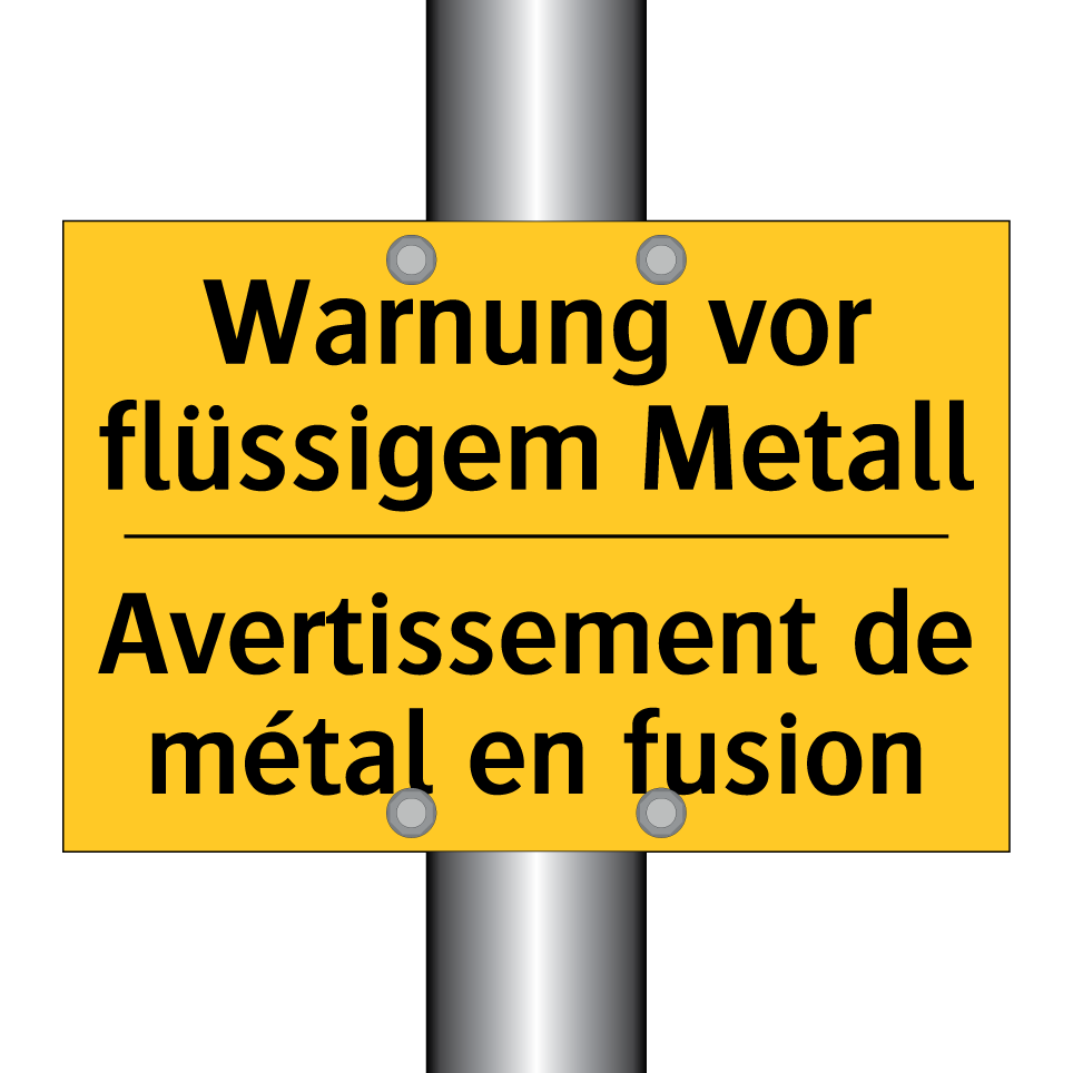 Warnung vor flüssigem Metall - Avertissement de métal en fusion /.../