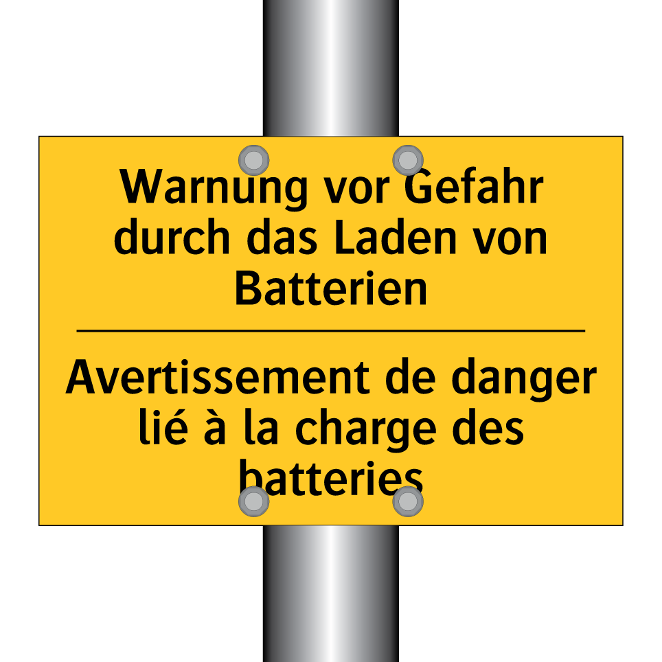 Warnung vor Gefahr durch das Laden /.../ - Avertissement de danger lié à /.../