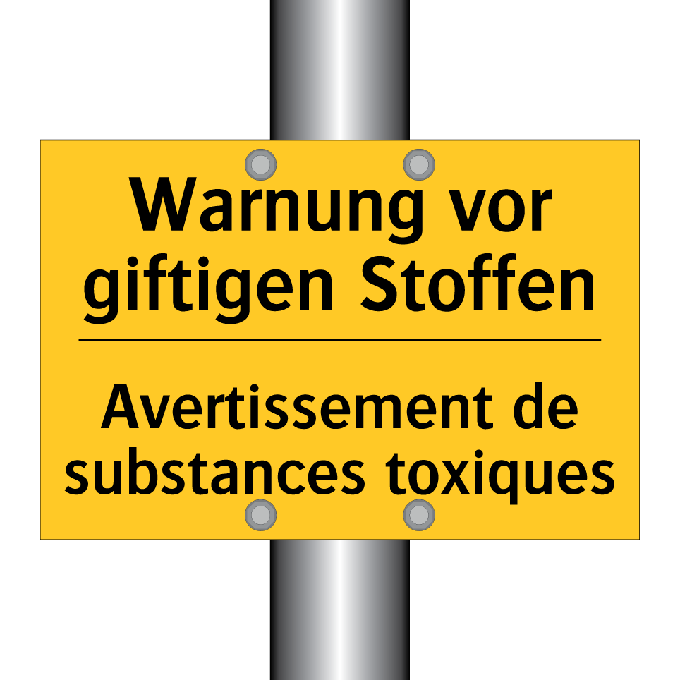 Warnung vor giftigen Stoffen - Avertissement de substances toxiques /.../