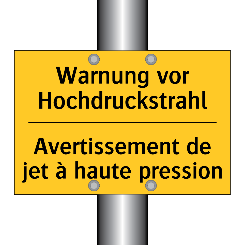 Warnung vor Hochdruckstrahl - Avertissement de jet à haute pression /.../