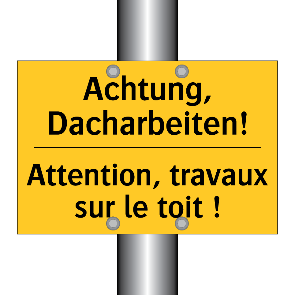 Achtung, Dacharbeiten! - Attention, travaux sur le toit /.../