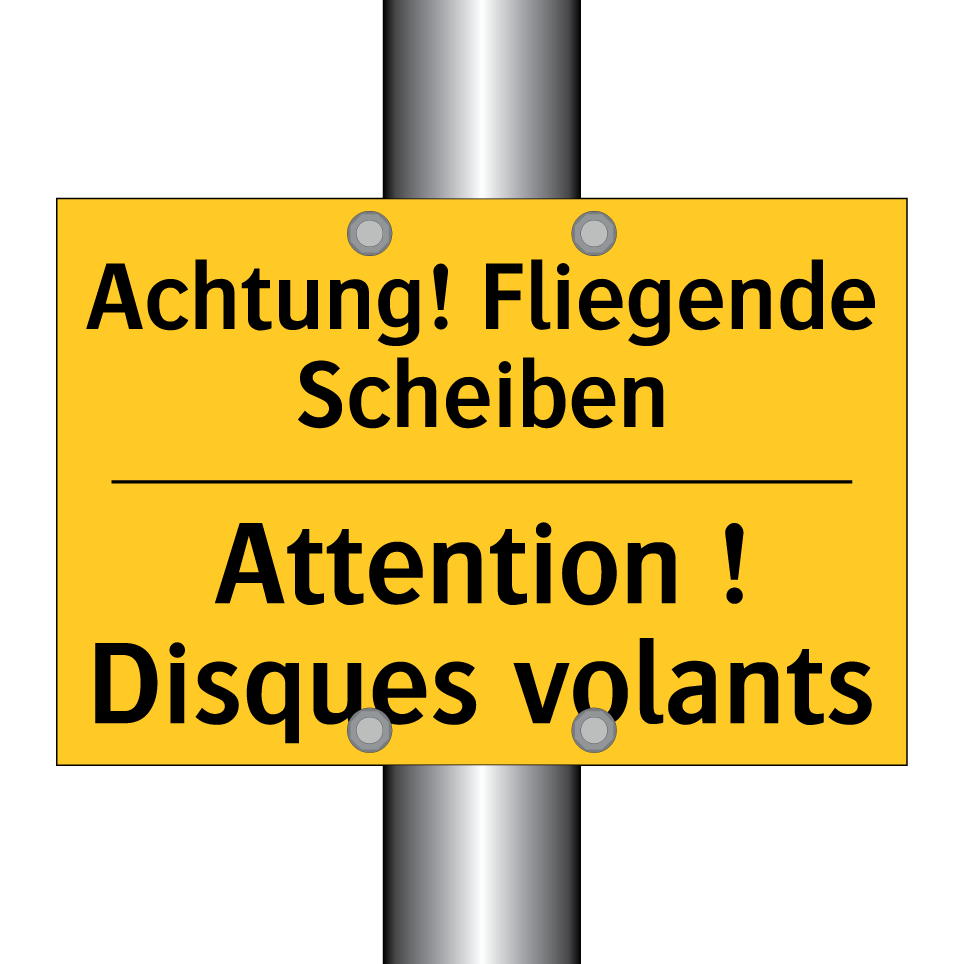 Achtung! Fliegende Scheiben - Attention ! Disques volants