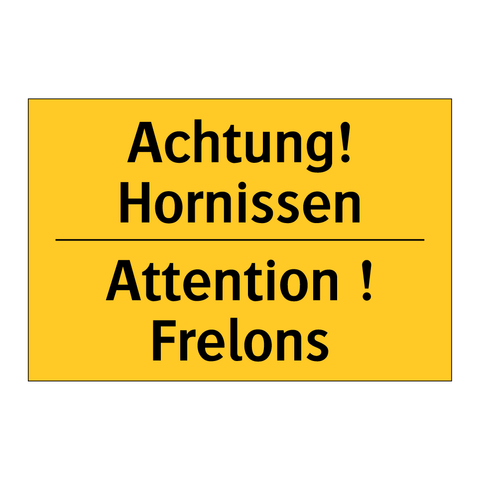 Achtung! Hornissen - Attention ! Frelons