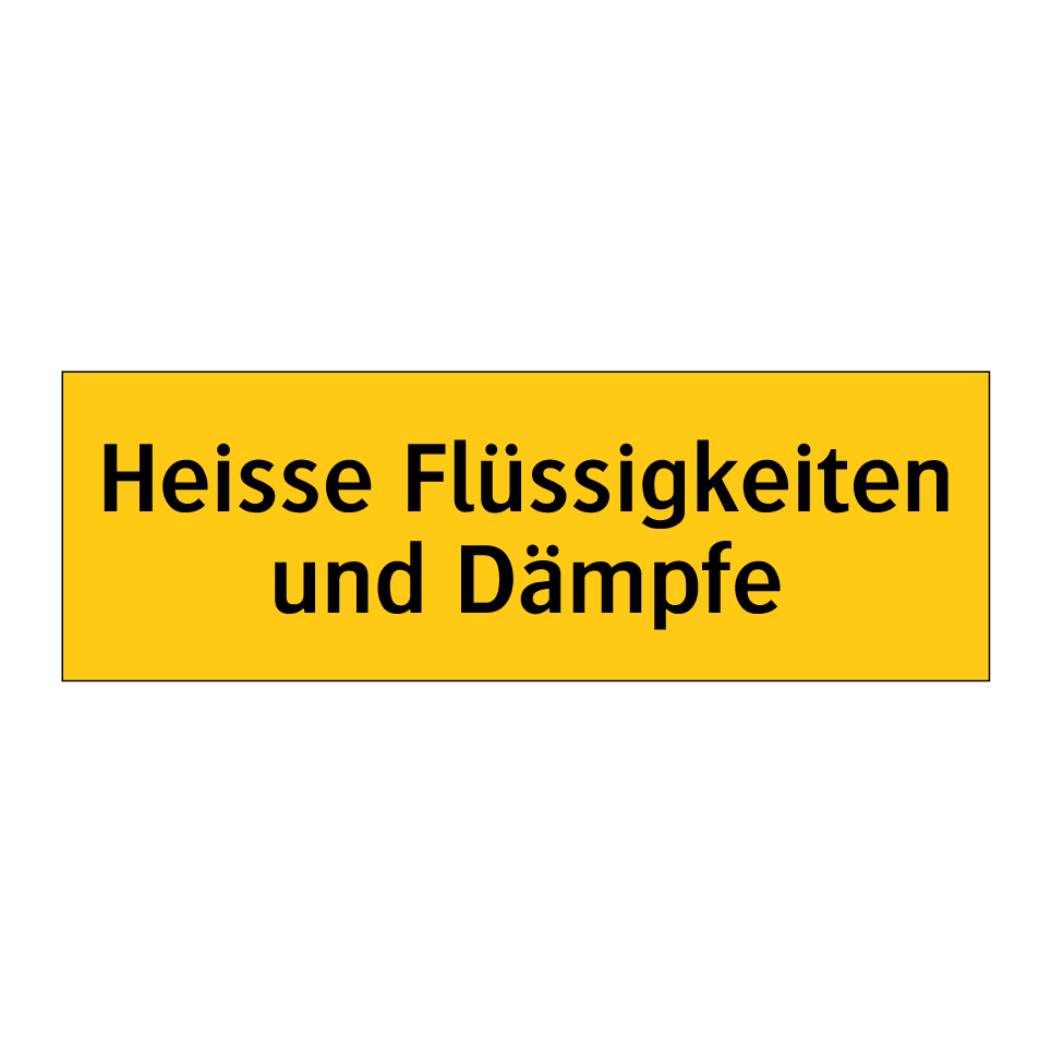 Heisse Flüssigkeiten und Dämpfe