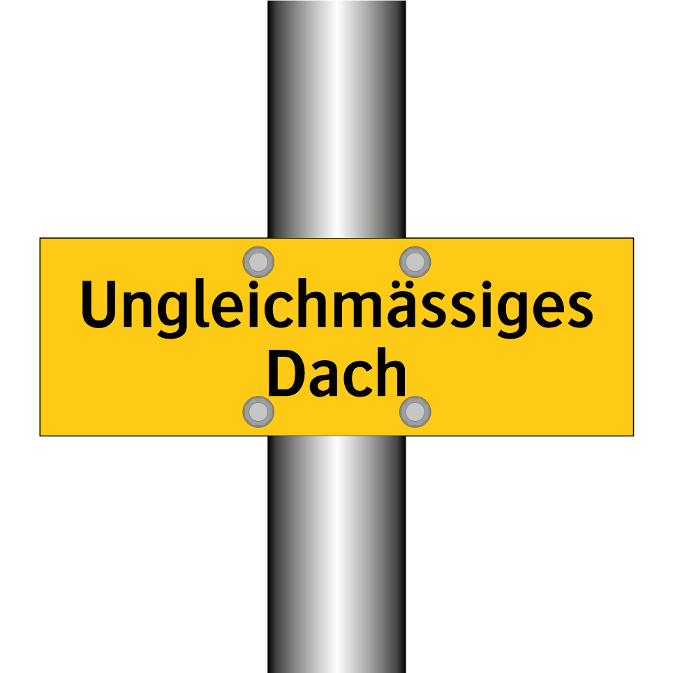 Ungleichmässiges Dach