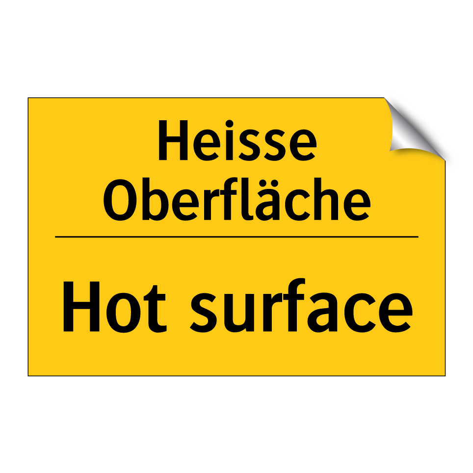 Heisse Oberfläche - Hot surface