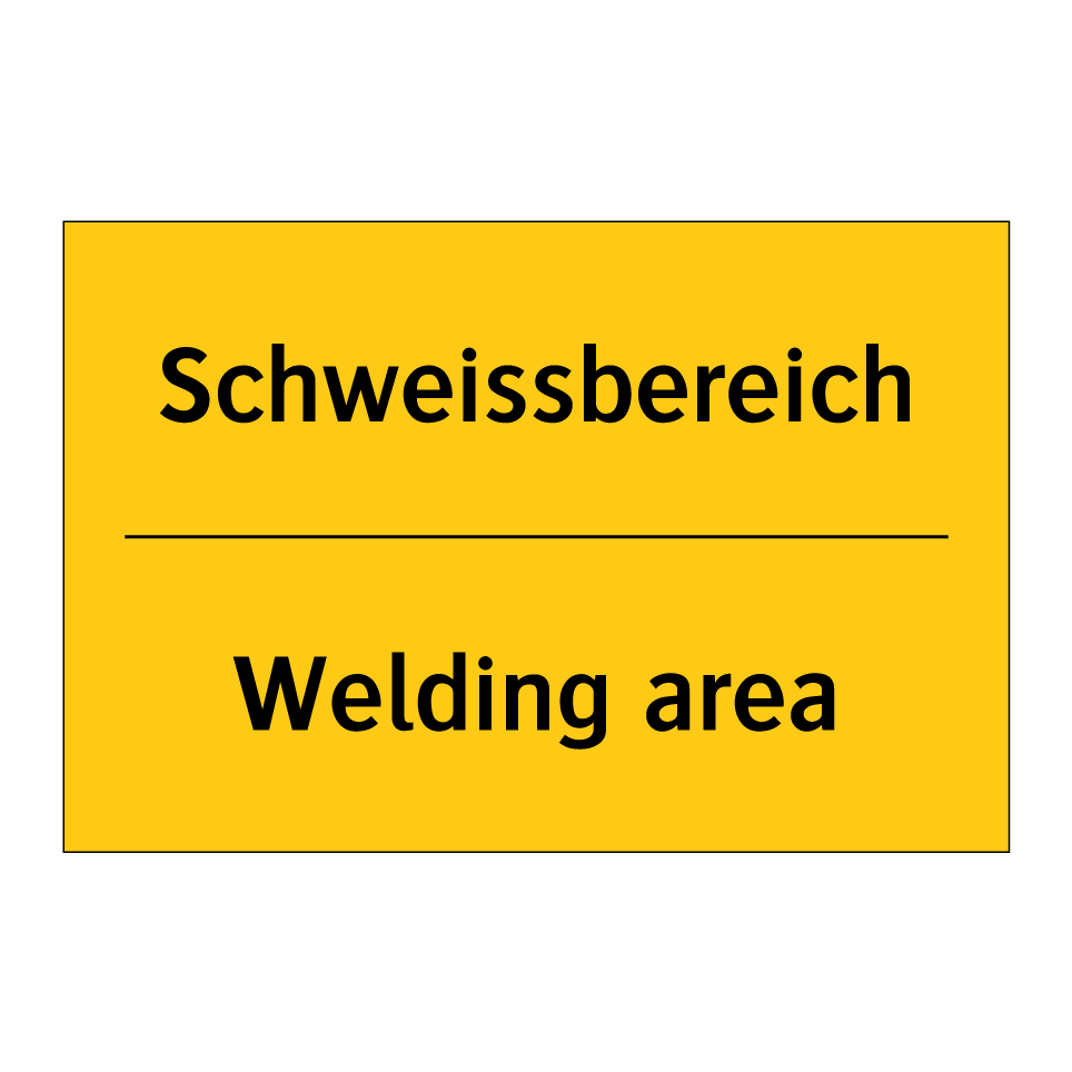 Schweissbereich - Welding area