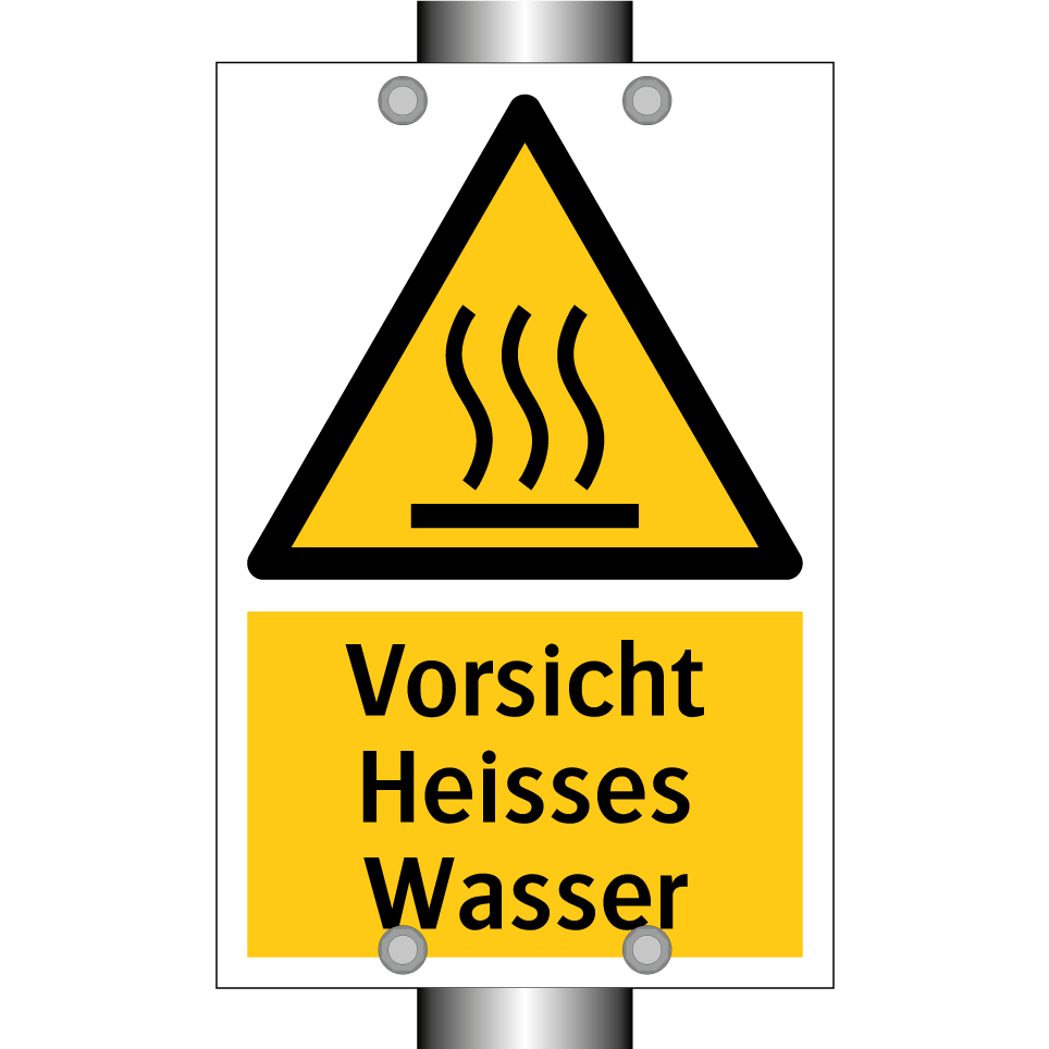 Vorsicht Heisses Wasser