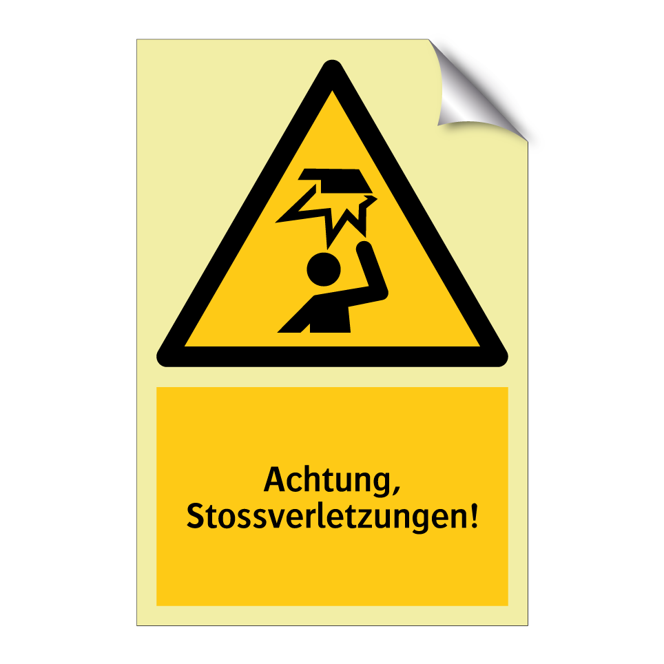 Achtung, Stossverletzungen!