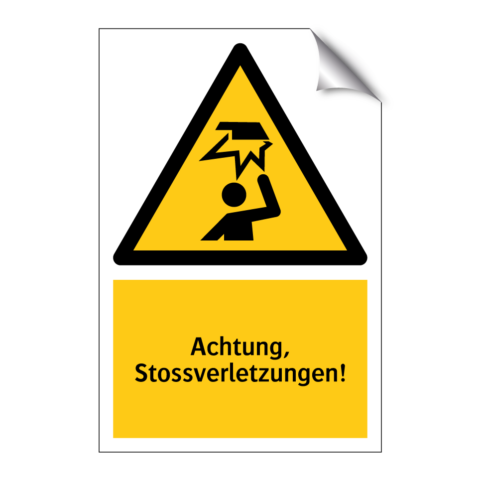 Achtung, Stossverletzungen!