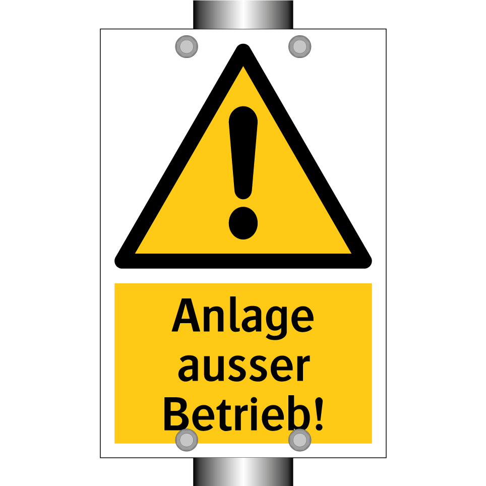 Anlage ausser Betrieb!