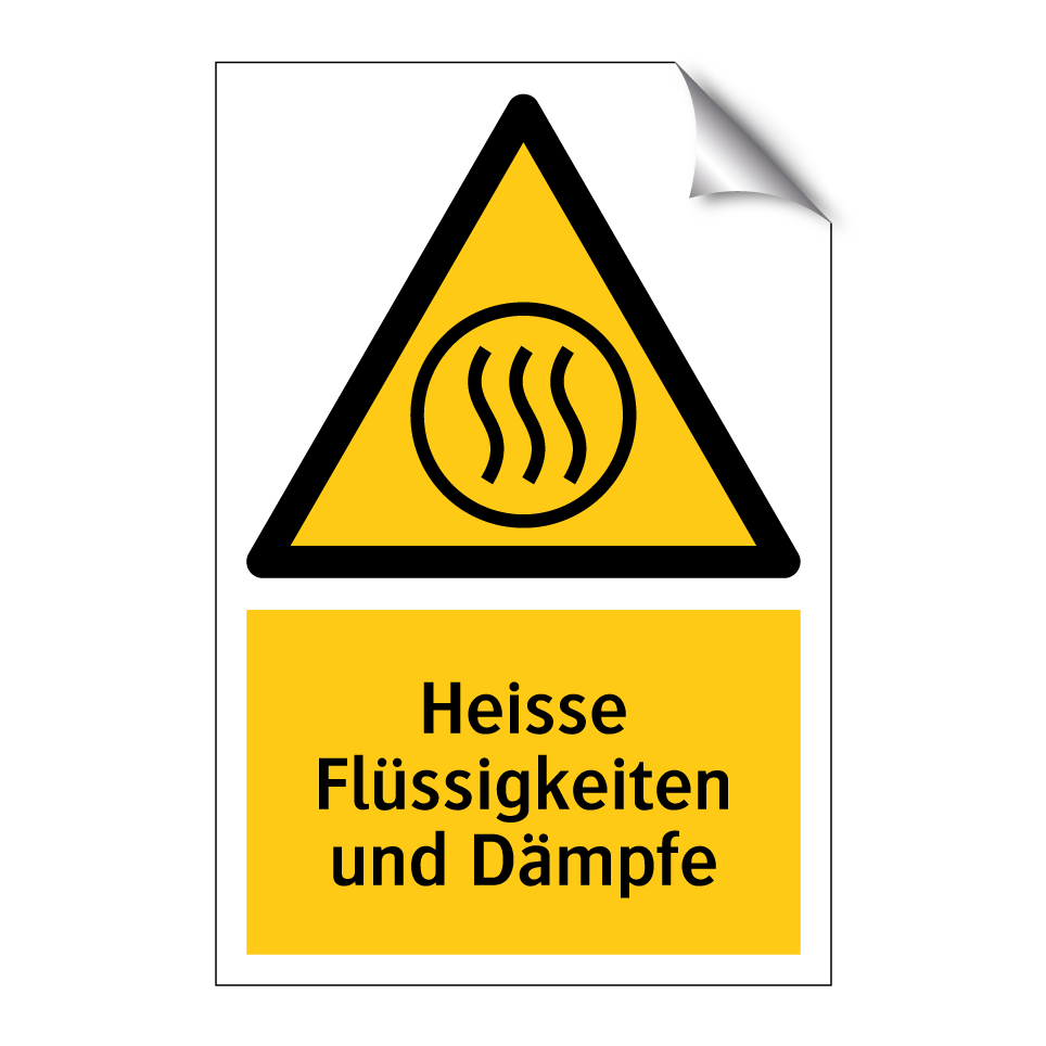 Heisse Flüssigkeiten und Dämpfe