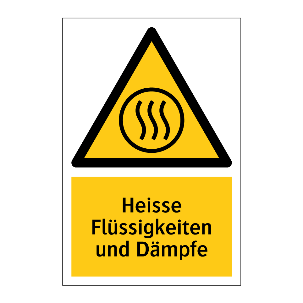 Heisse Flüssigkeiten und Dämpfe