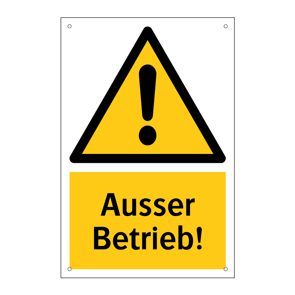 Ausser Betrieb!