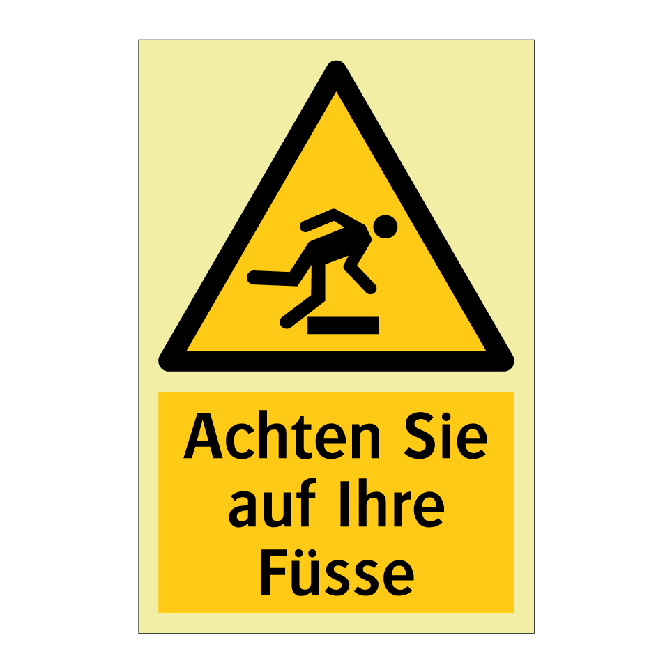 Achten Sie auf Ihre Füsse