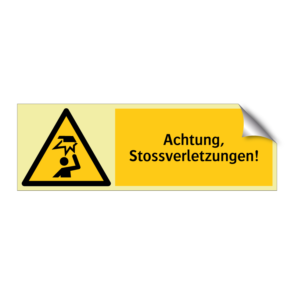 Achtung, Stossverletzungen!