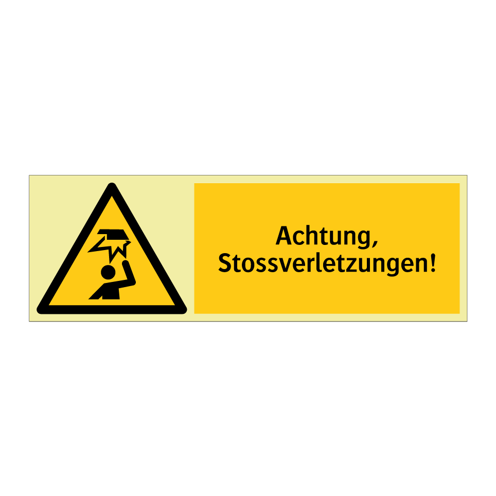 Achtung, Stossverletzungen!