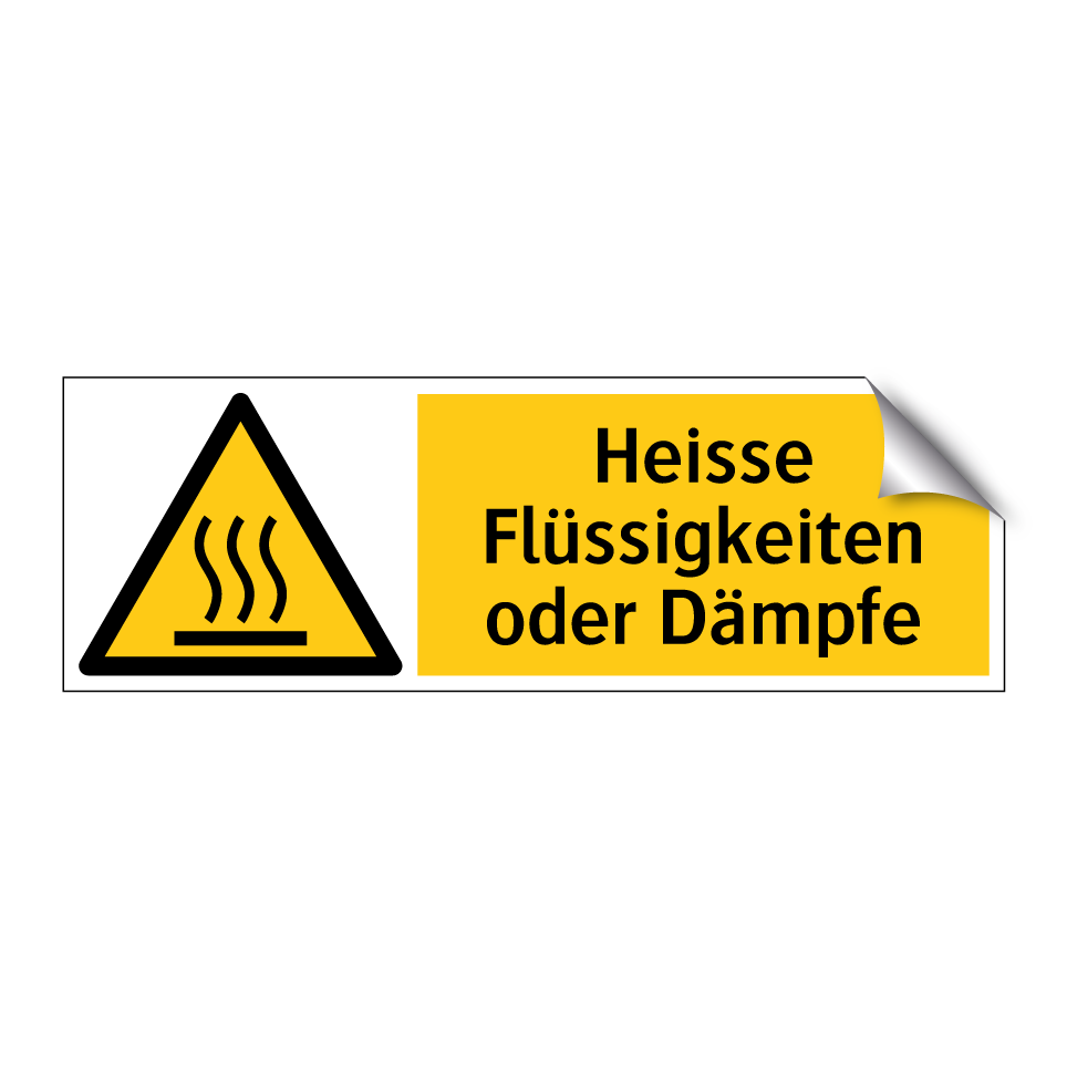 Heisse Flüssigkeiten oder Dämpfe