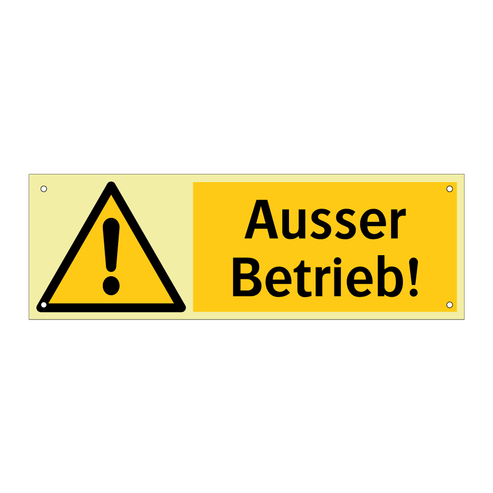Ausser Betrieb!