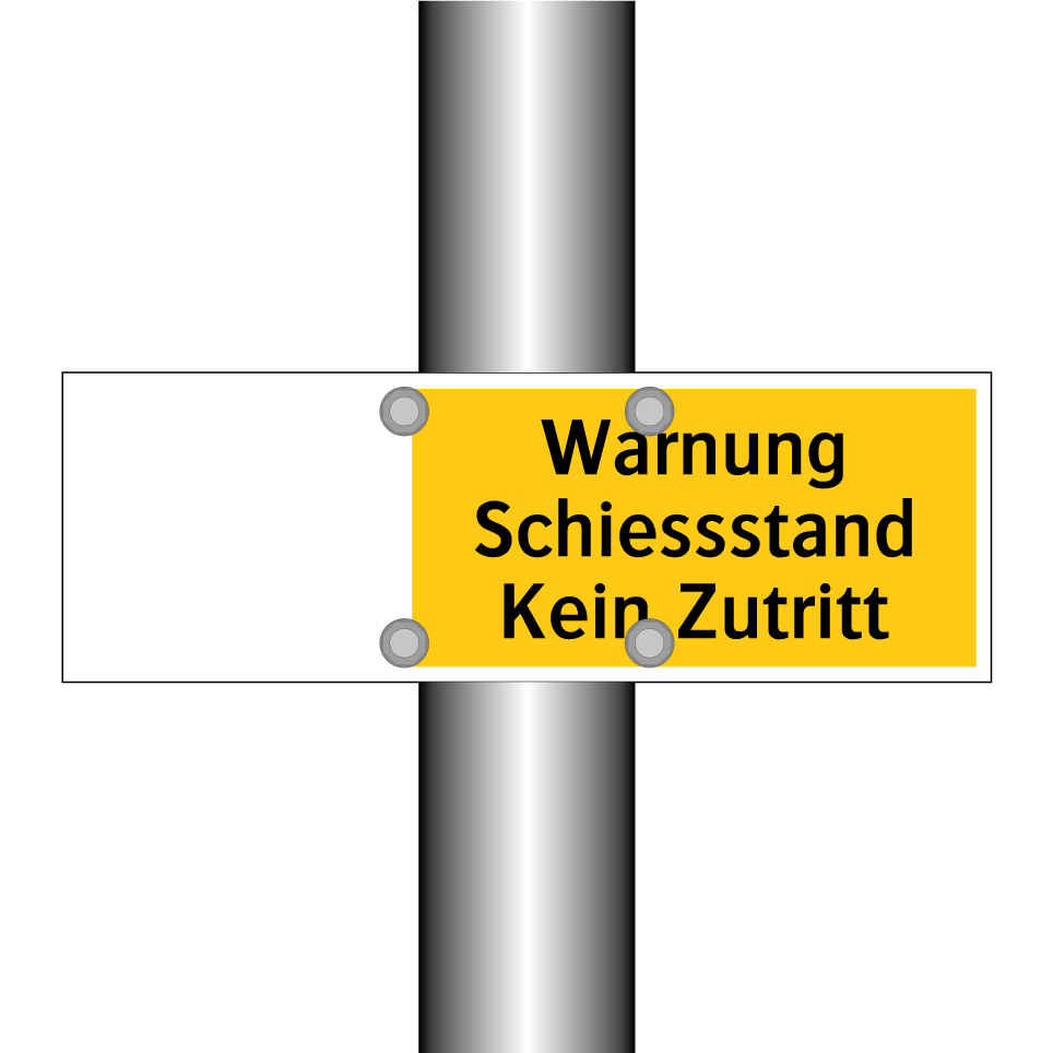 Warnung Schiessstand Kein Zutritt