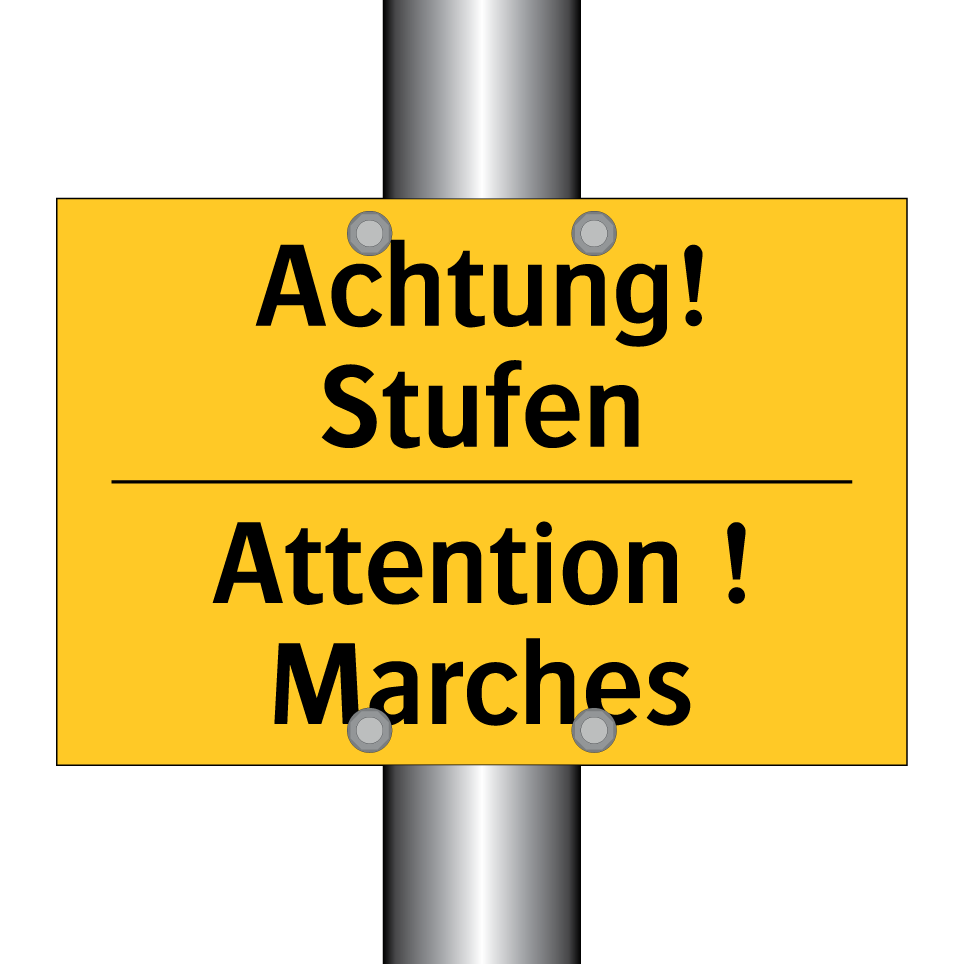 Achtung! Stufen - Attention ! Marches