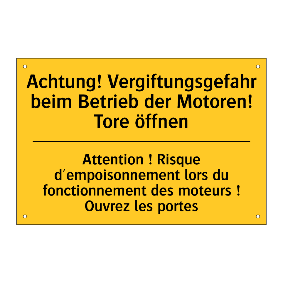 Achtung! Vergiftungsgefahr beim /.../ - Attention ! Risque d'empoisonnement /.../