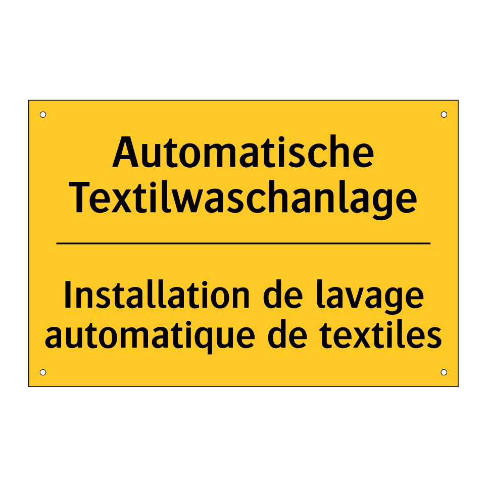 Automatische Textilwaschanlage - Installation de lavage automatique /.../
