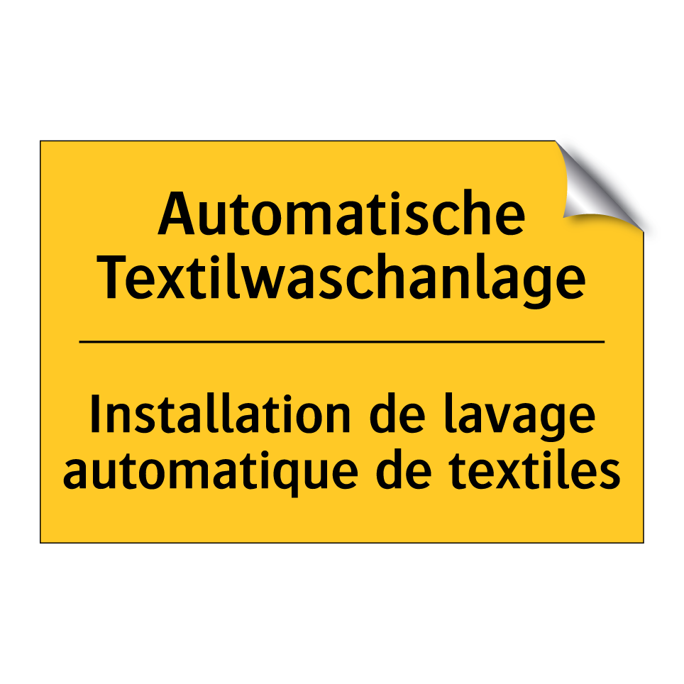 Automatische Textilwaschanlage - Installation de lavage automatique /.../
