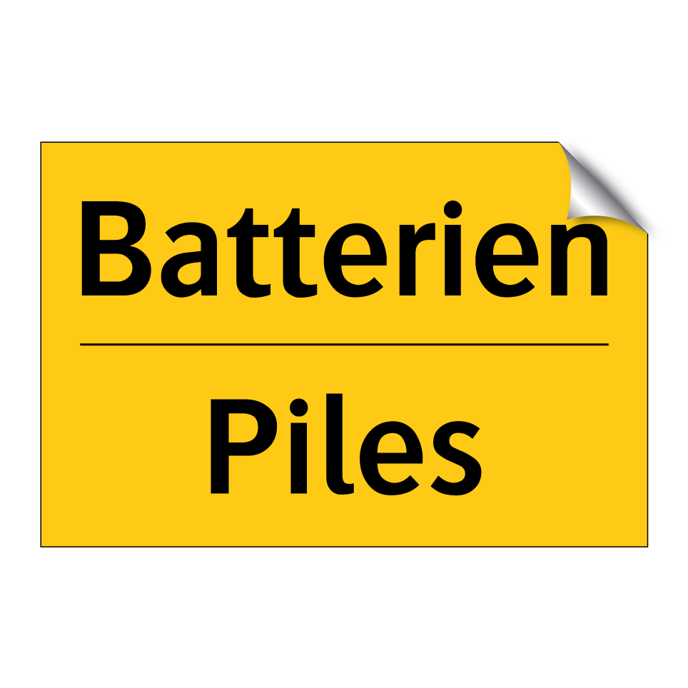 Batterien - Piles