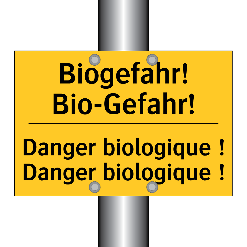 Biogefahr! Bio-Gefahr! - Danger biologique ! Danger biologique ! /.../