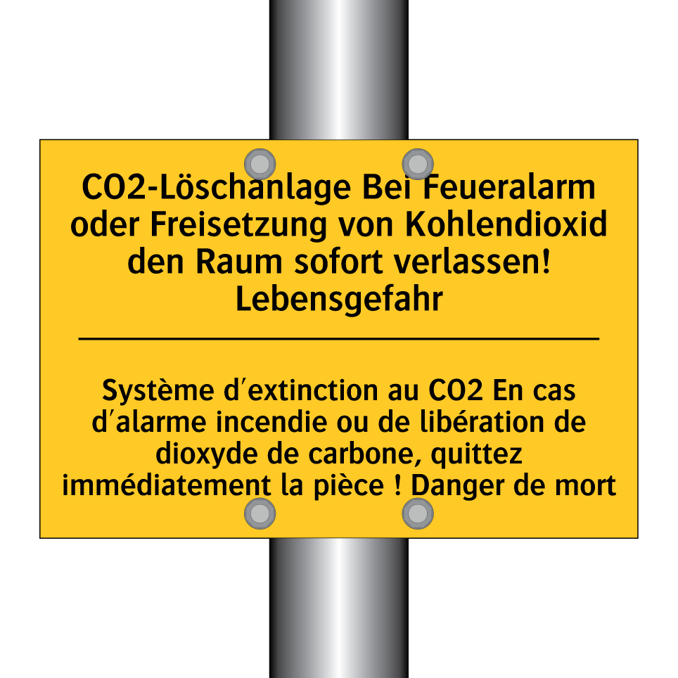 CO2-Löschanlage Bei Feueralarm /.../ - Système d'extinction au CO2 En /.../
