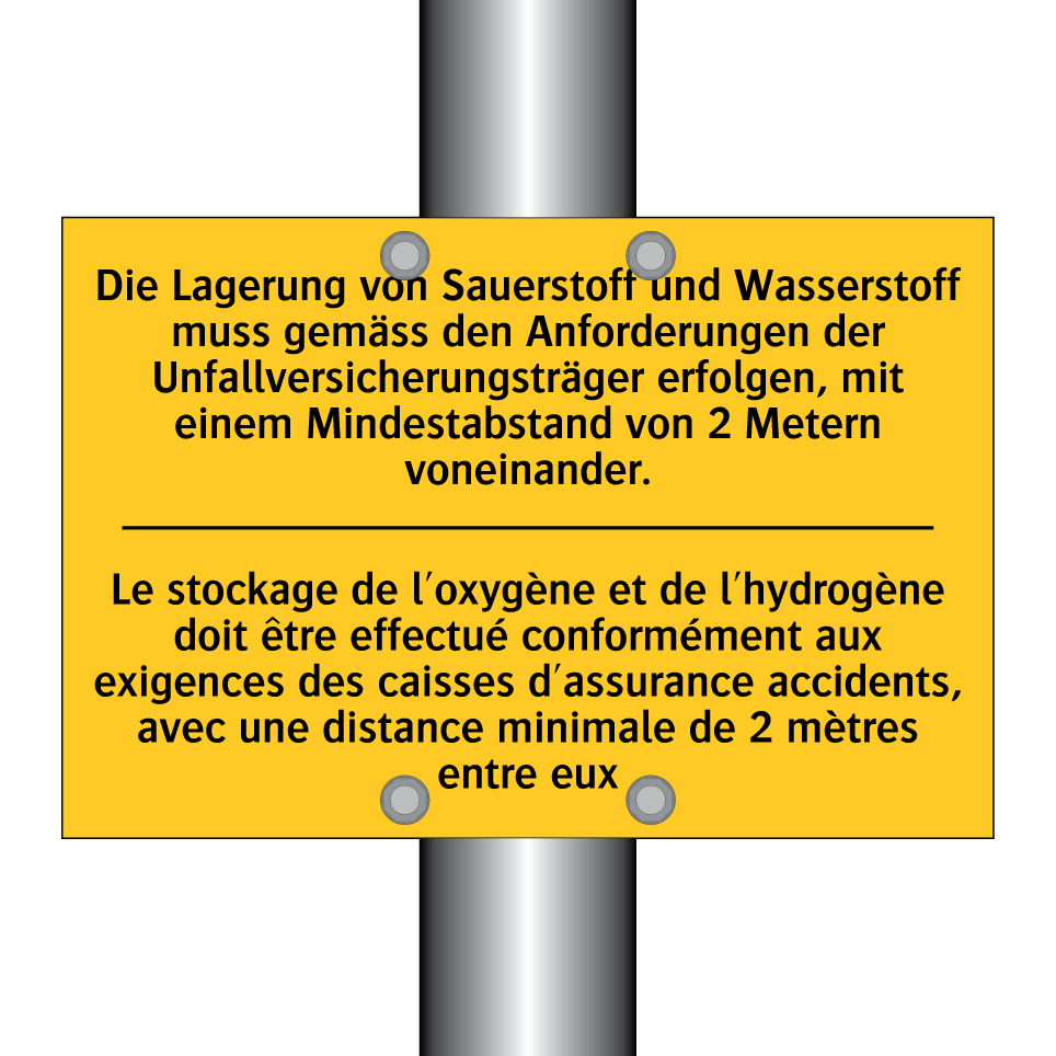 Die Lagerung von Sauerstoff und /.../ - Le stockage de l'oxygène et de /.../