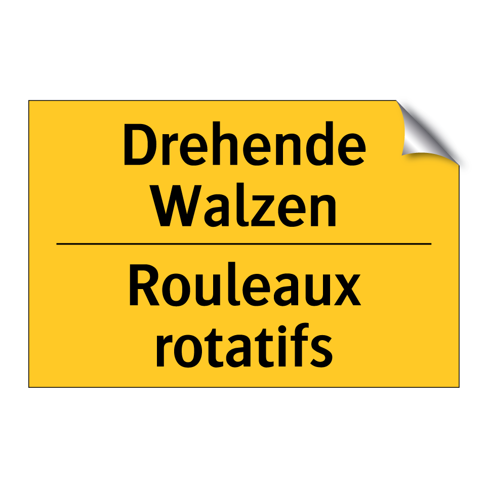 Drehende Walzen - Rouleaux rotatifs