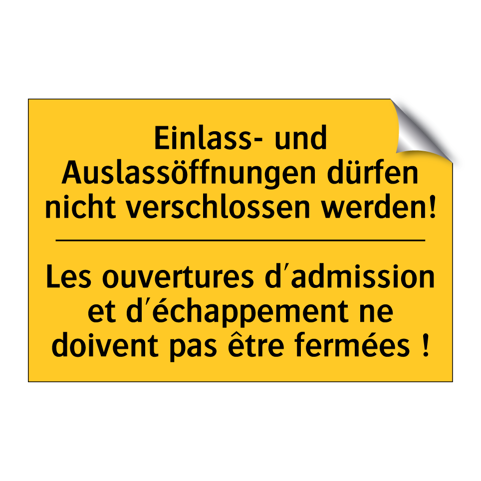 Einlass- und Auslassöffnungen /.../ - Les ouvertures d'admission et /.../
