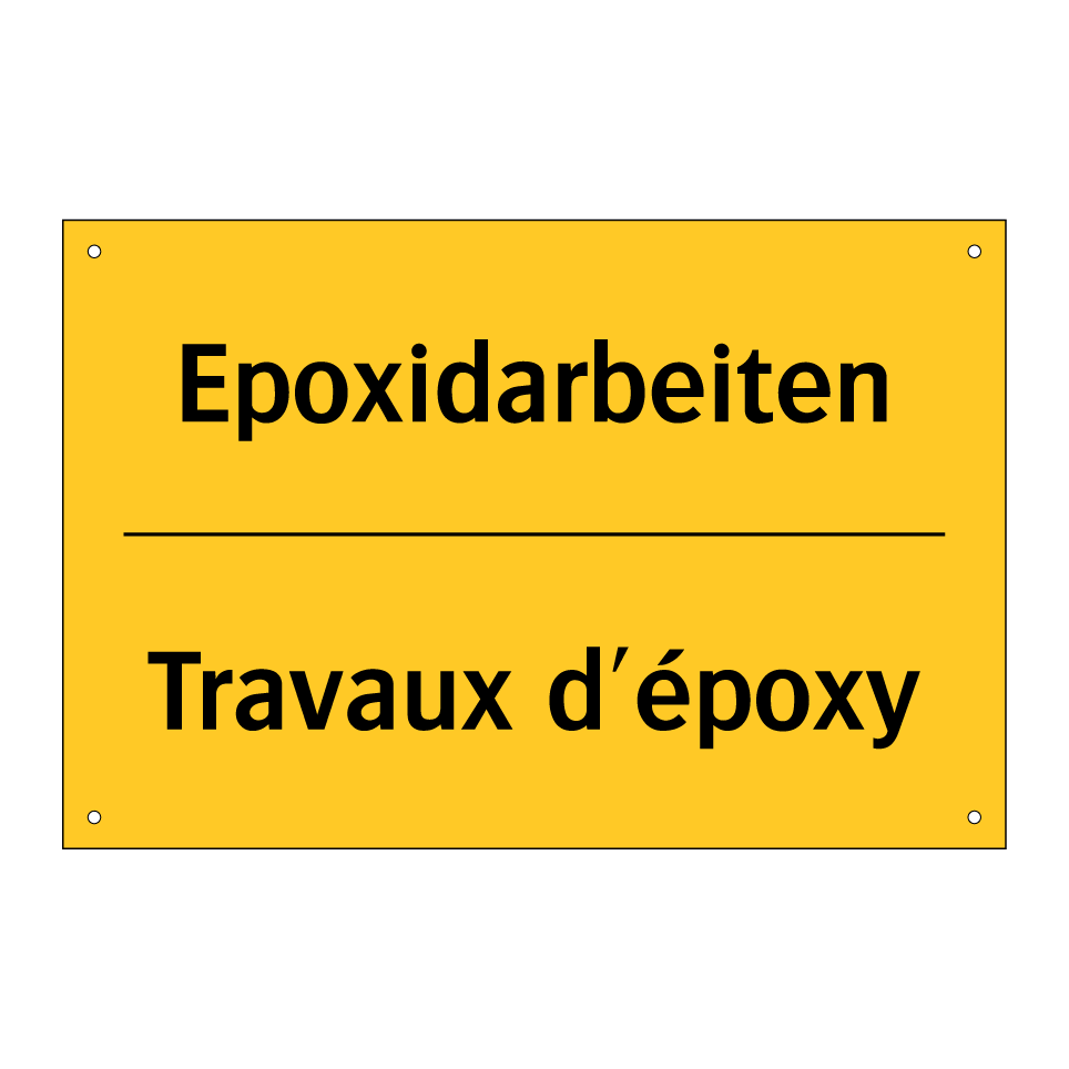 Epoxidarbeiten - Travaux d'époxy