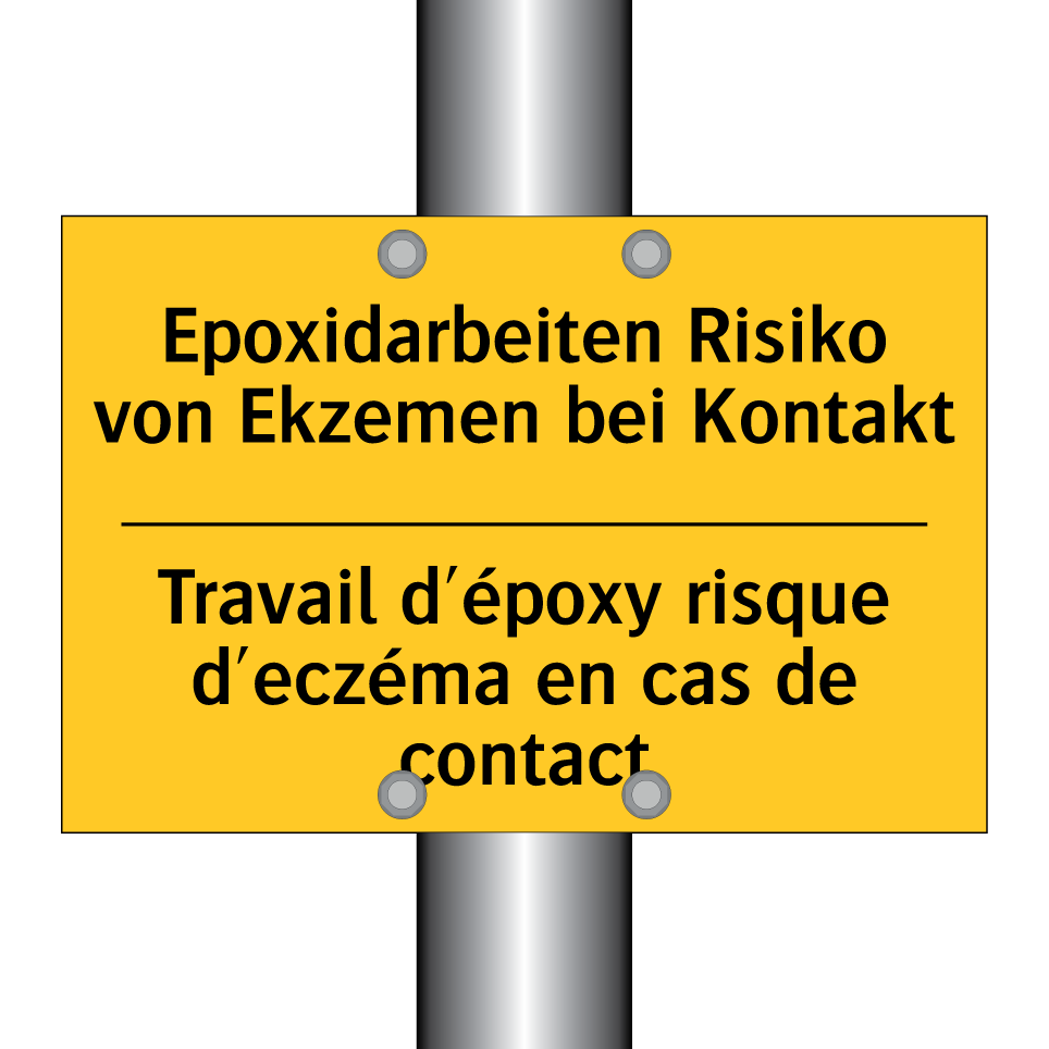 Epoxidarbeiten Risiko von Ekzemen /.../ - Travail d'époxy risque d'eczéma /.../