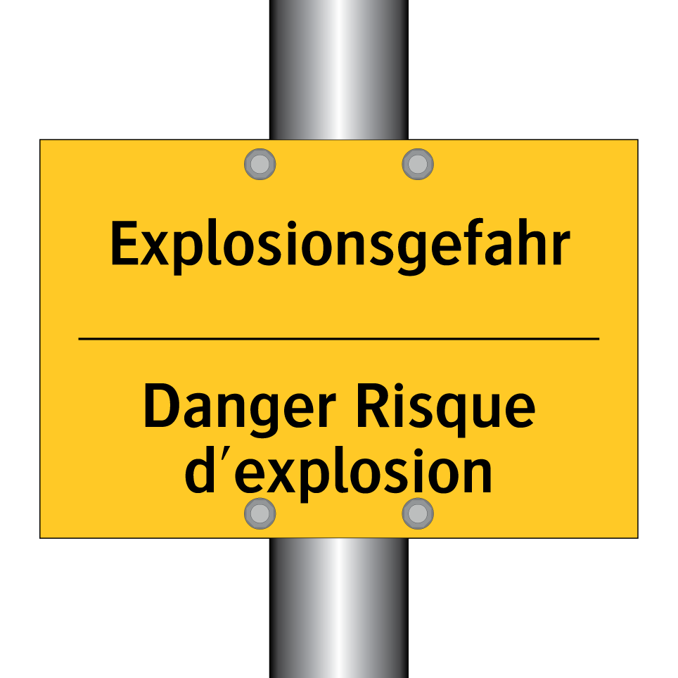 Explosionsgefahr - Danger Risque d'explosion