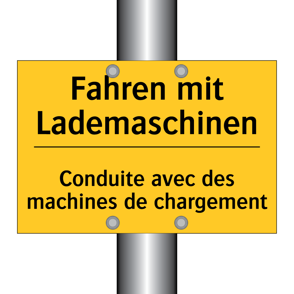 Fahren mit Lademaschinen - Conduite avec des machines de /.../