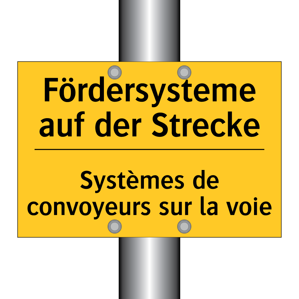 Fördersysteme auf der Strecke - Systèmes de convoyeurs sur la /.../