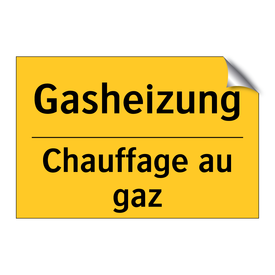 Gasheizung - Chauffage au gaz