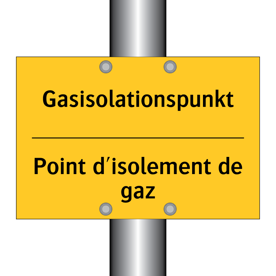 Gasisolationspunkt - Point d'isolement de gaz