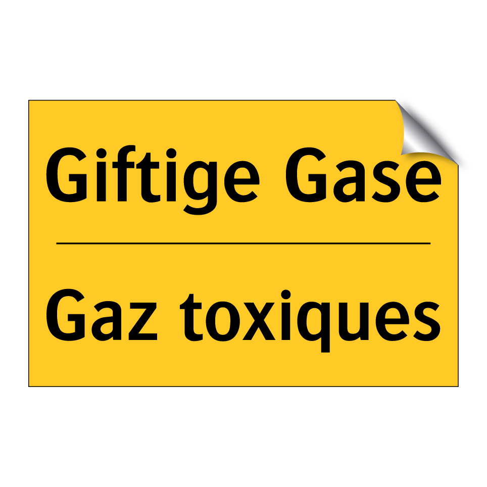 Giftige Gase - Gaz toxiques