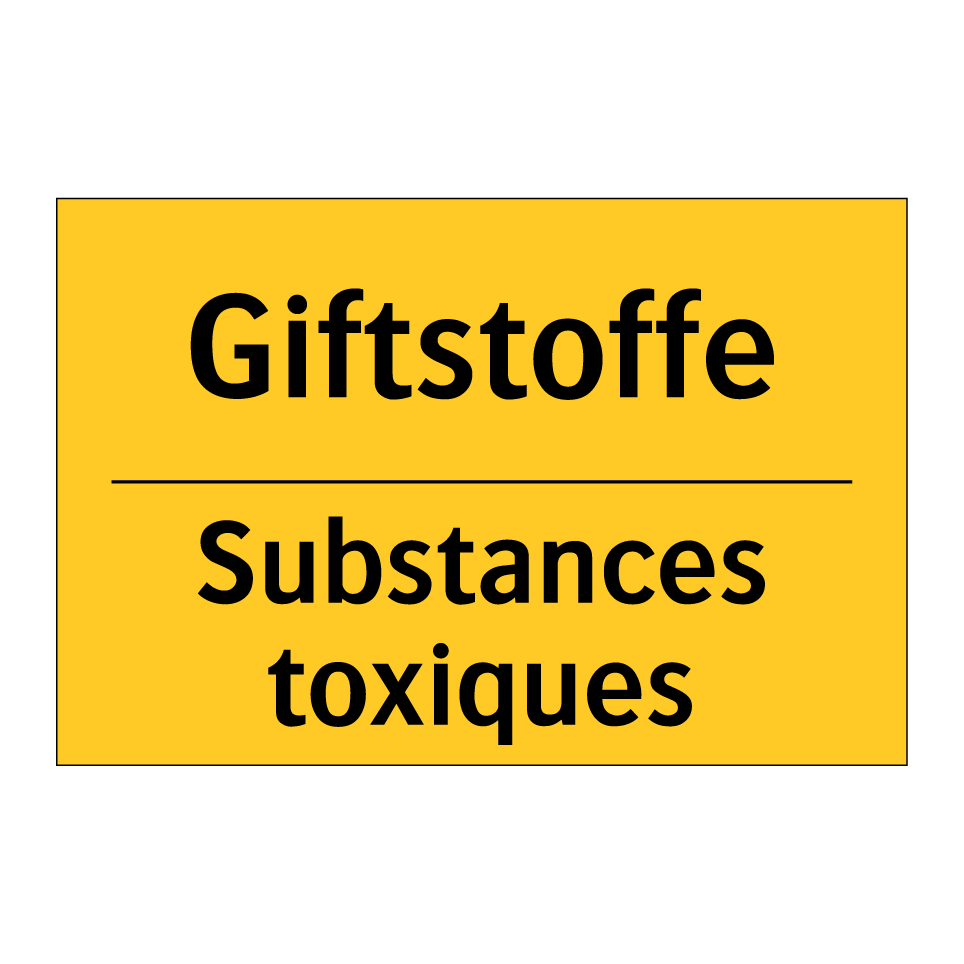 Giftstoffe - Substances toxiques