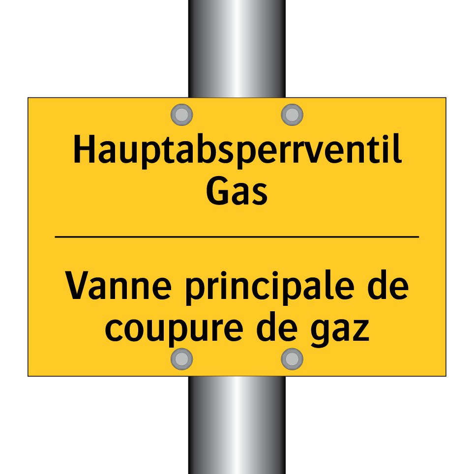 Hauptabsperrventil Gas - Vanne principale de coupure de /.../